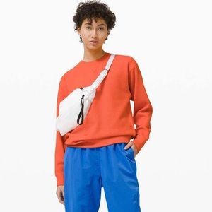 Lululemon All Yours Bubble Dot Crew Neck Sweatshirt Orange Size 6